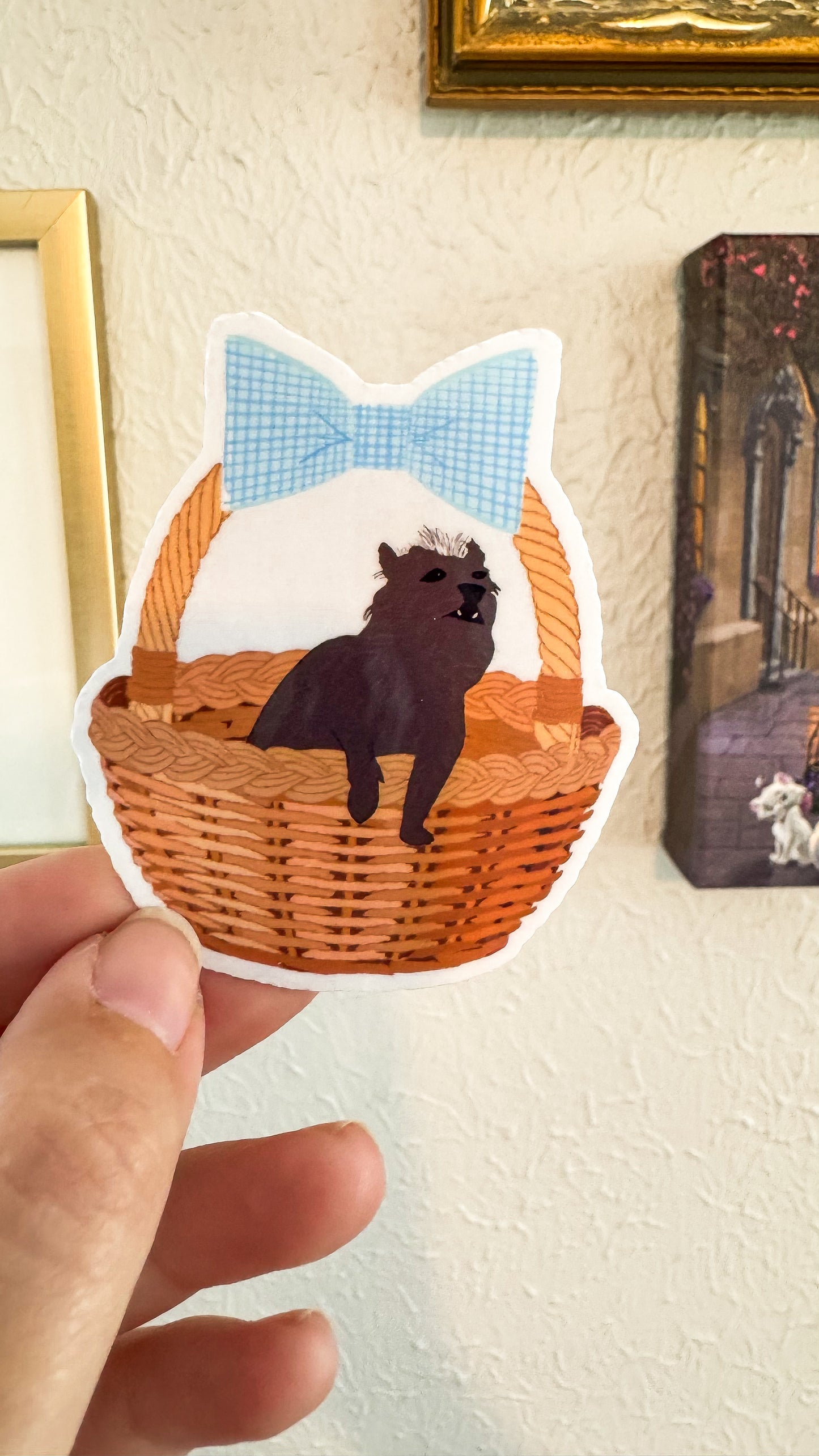 Toto Basket Transparent Vinyl Sticker