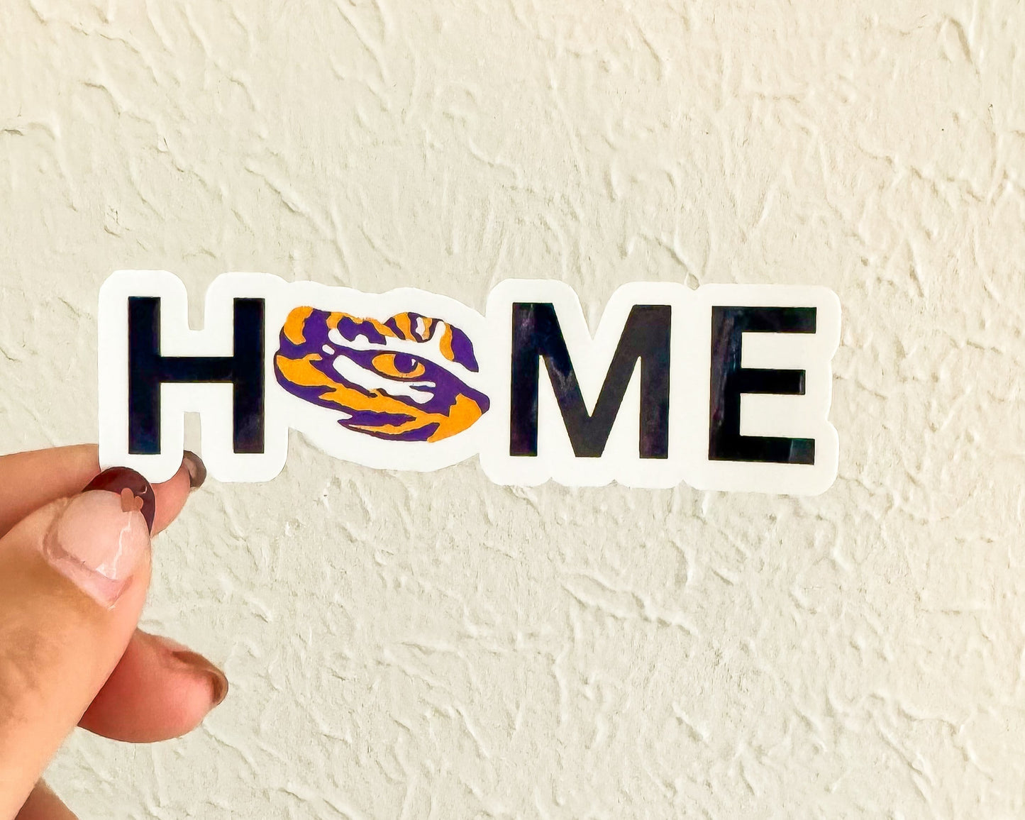 LSU Home Transparent Sticker
