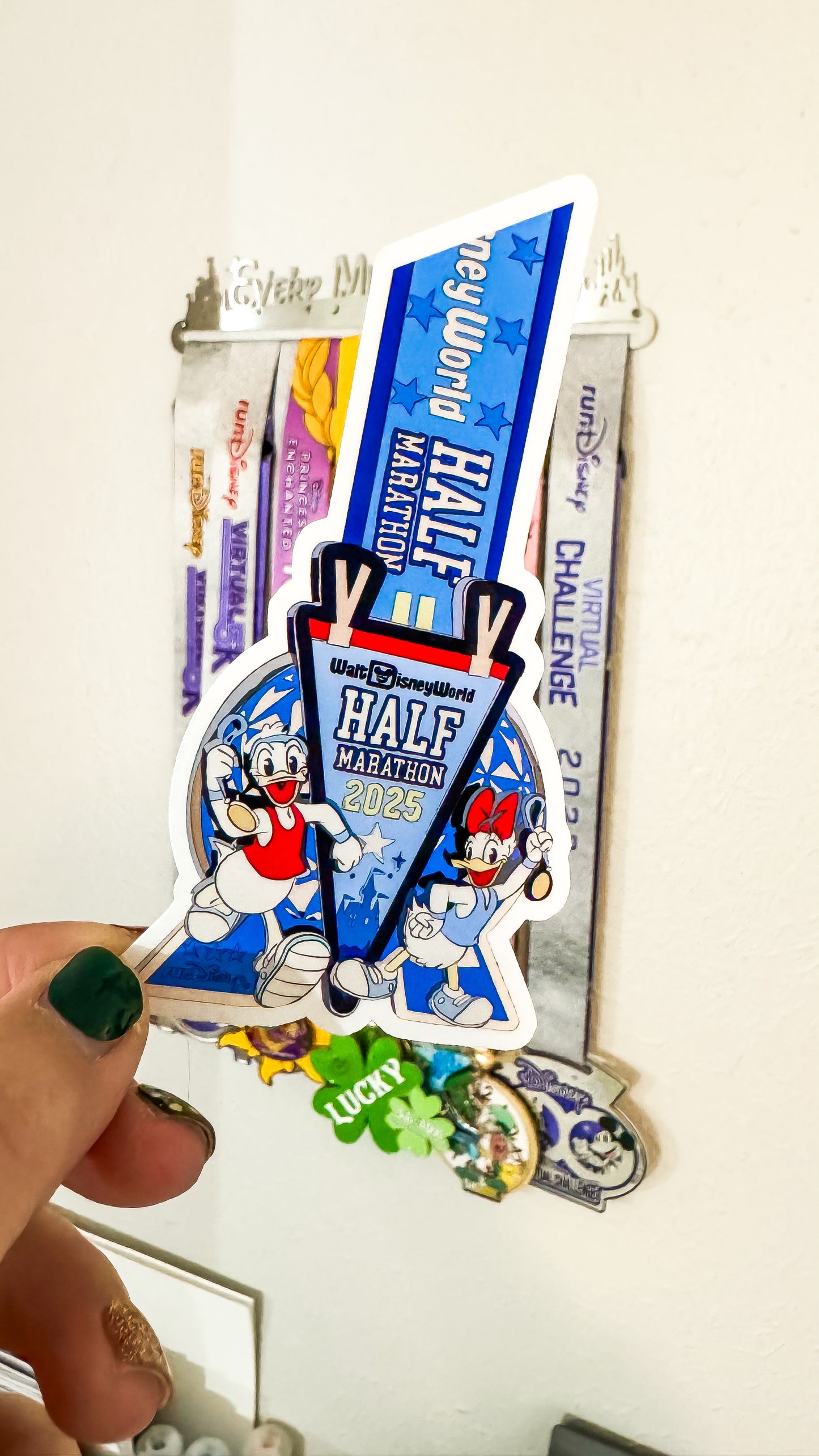 WDW 2025 Marathon Weekend 5K/10K/half/Full + Goofy & Dopey Challenge Medal Sticker