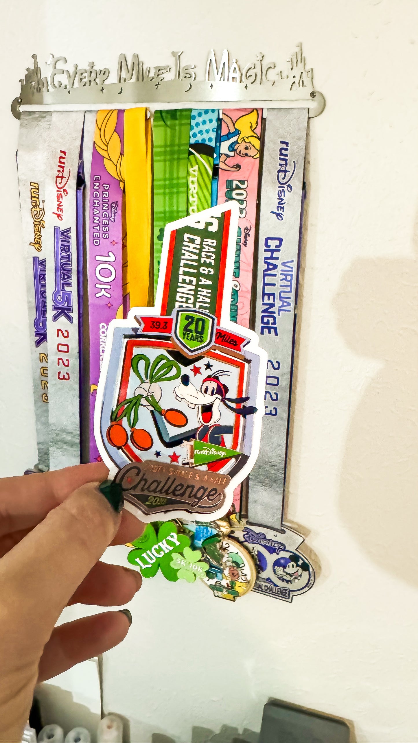 WDW 2025 Marathon Weekend 5K/10K/half/Full + Goofy & Dopey Challenge Medal Sticker