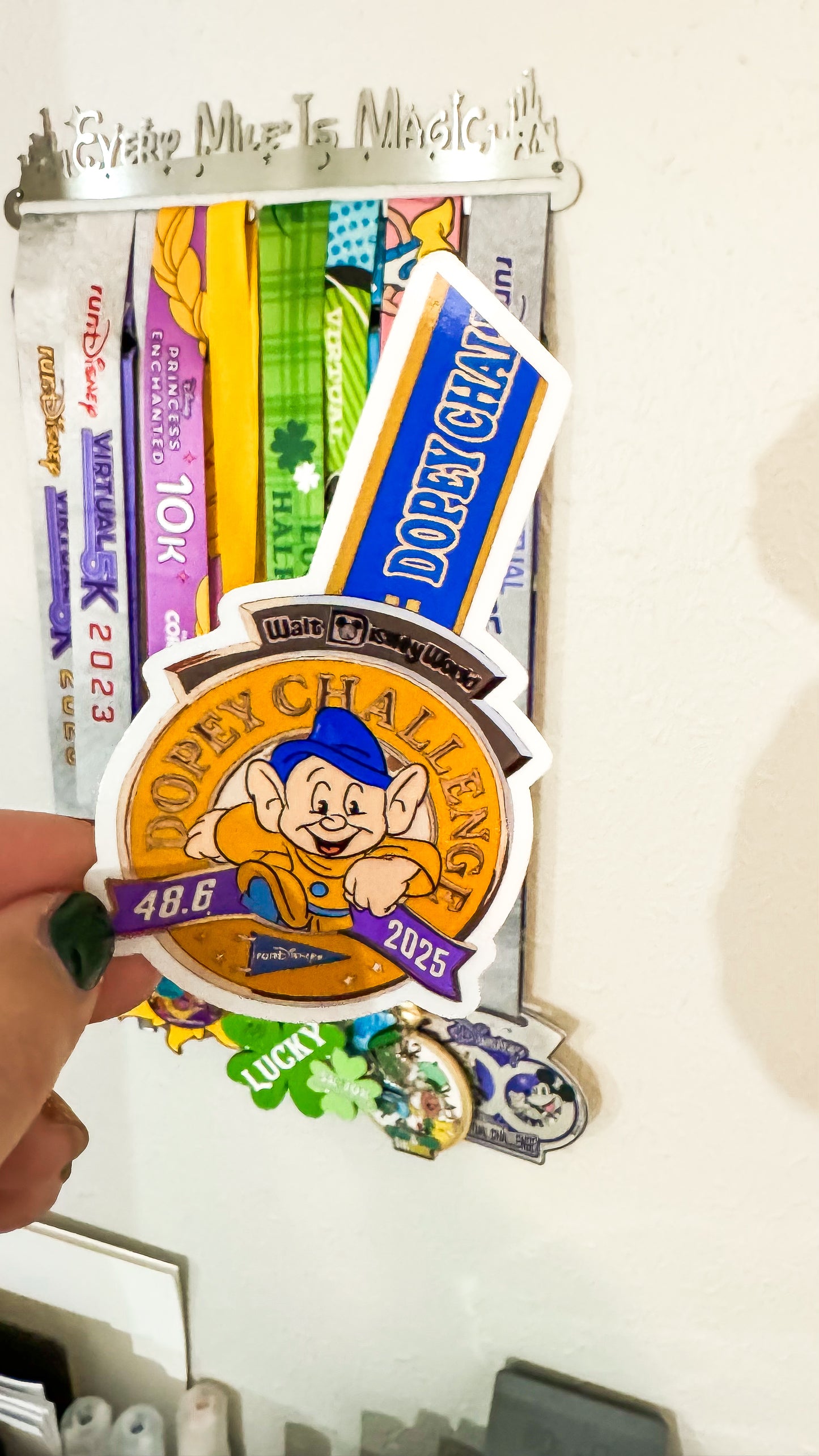 WDW 2025 Marathon Weekend 5K/10K/half/Full + Goofy & Dopey Challenge Medal Sticker