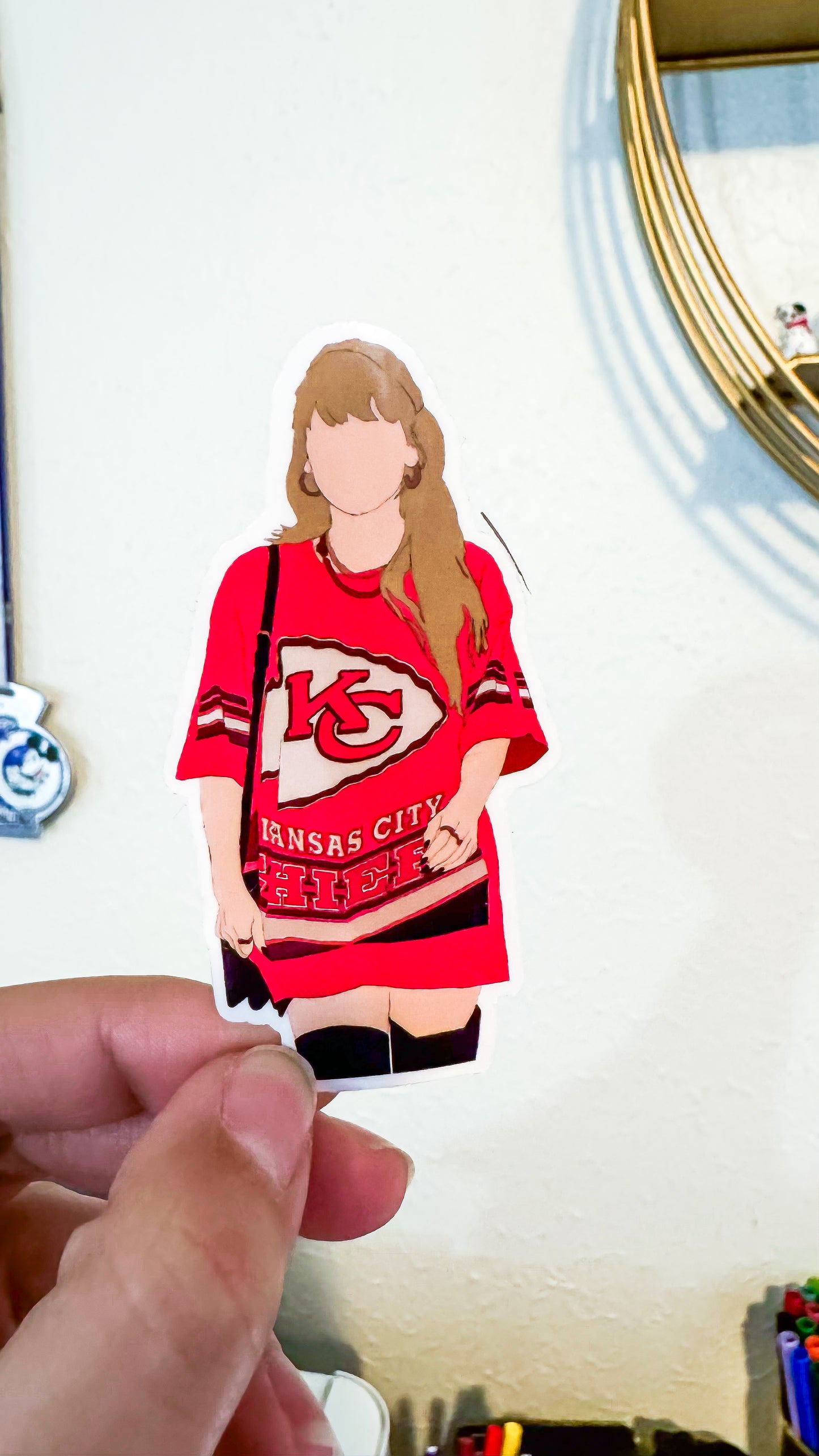 Pop Icon Game Day Week 2 Jersey Outfit Vinyl Sticker