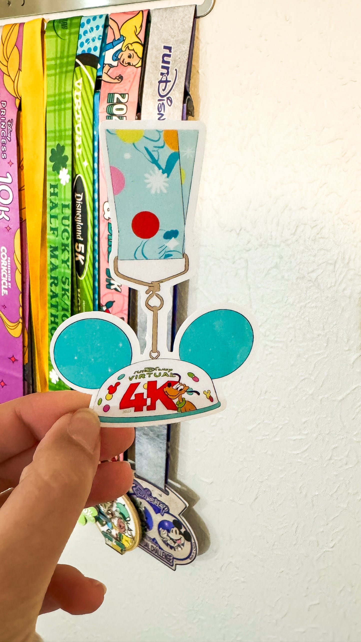 RunDisney 2023 4ks of Christmas Medal Vinyl Stickers