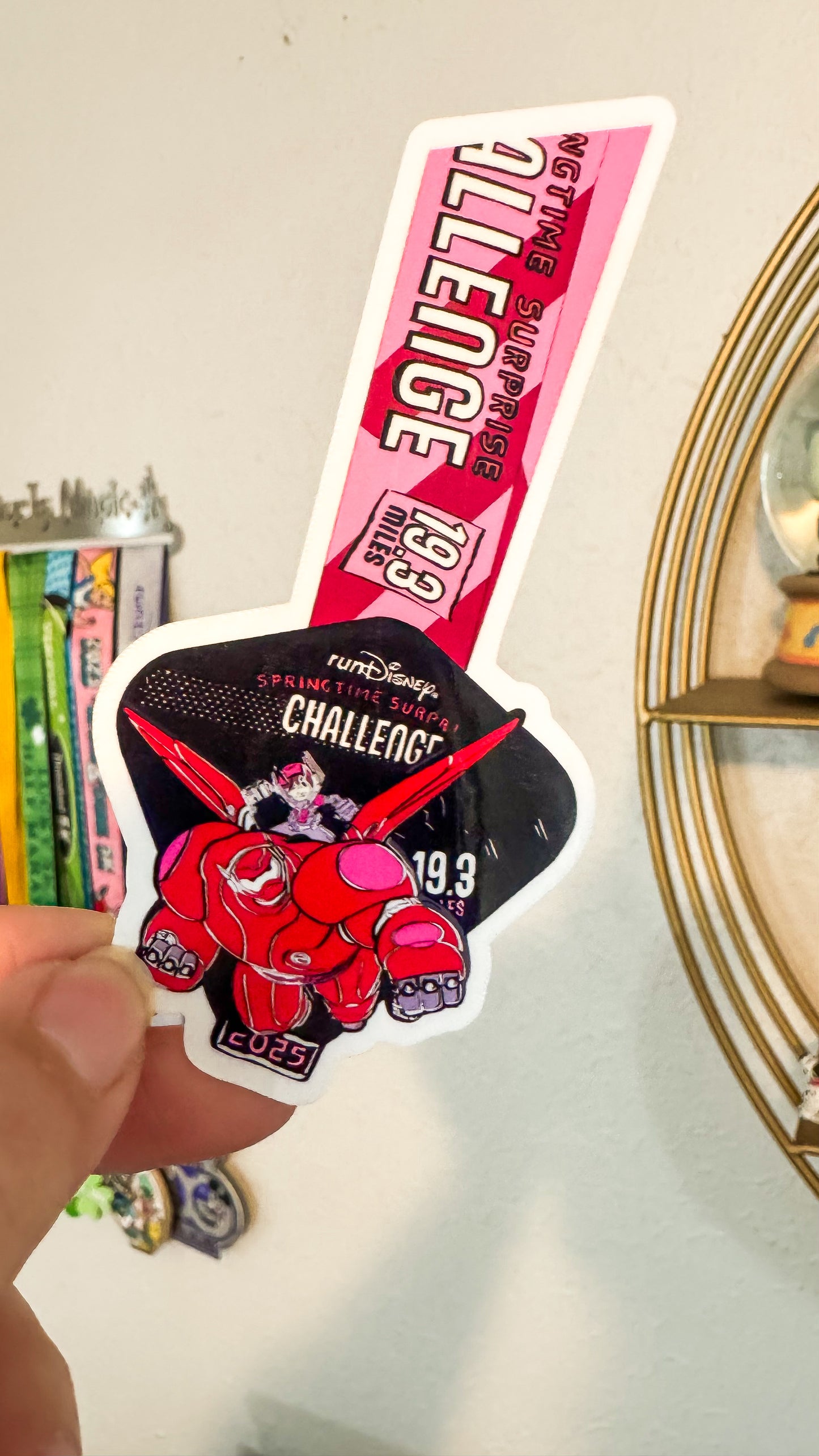 WDW 2025 Springtime Surprise 5k/10k/10miler + Challenge Medal Stickers