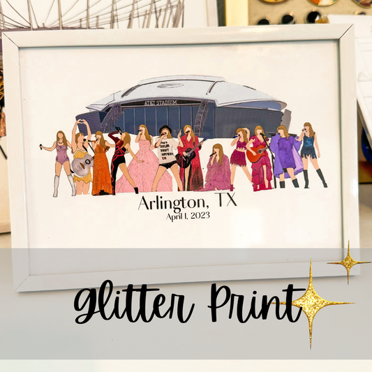 Pop Icon LATAM Leg Tour Print *Glitter Version*