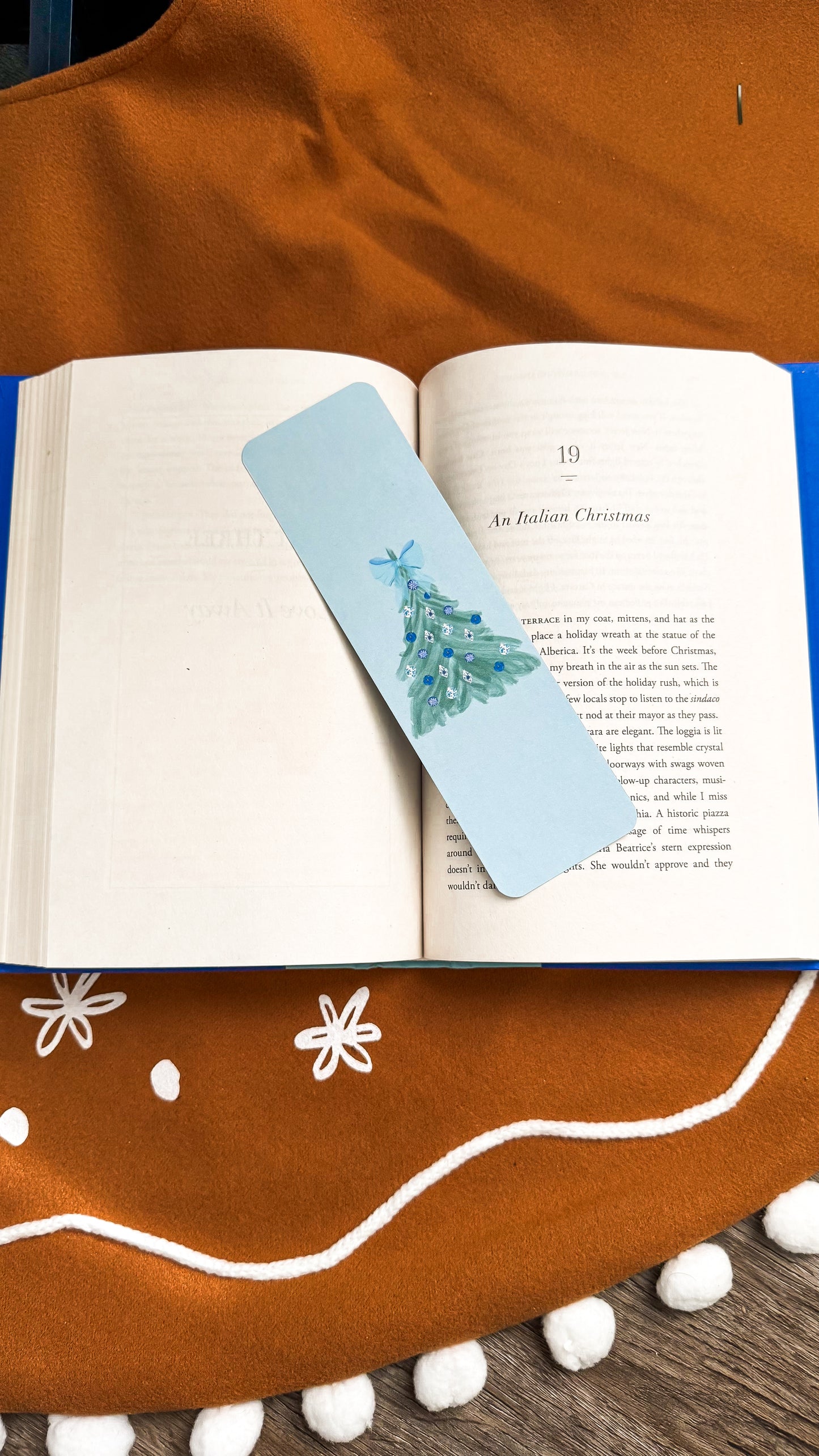 Coastal Christmas Tree Bookmark