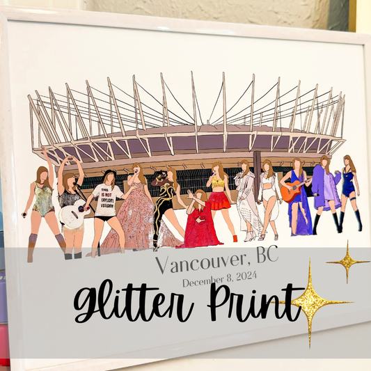 Pop Icon Asia & Australia Leg Tour Print *Glitter Version*