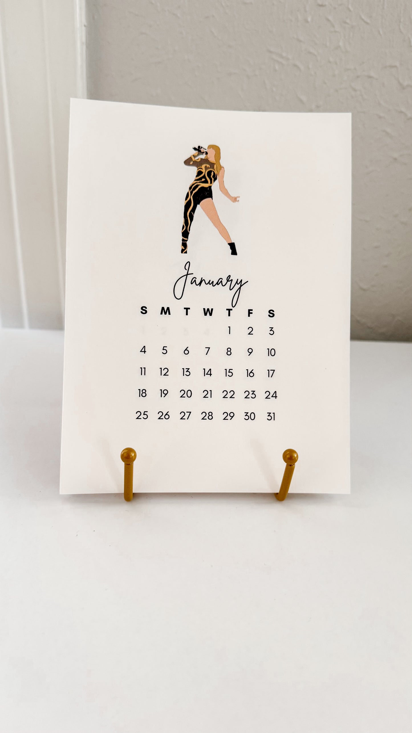 Pop Icon Tour 2026 Desk Calendar