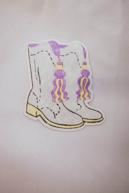 Geaux Boots Vinyl Sticker