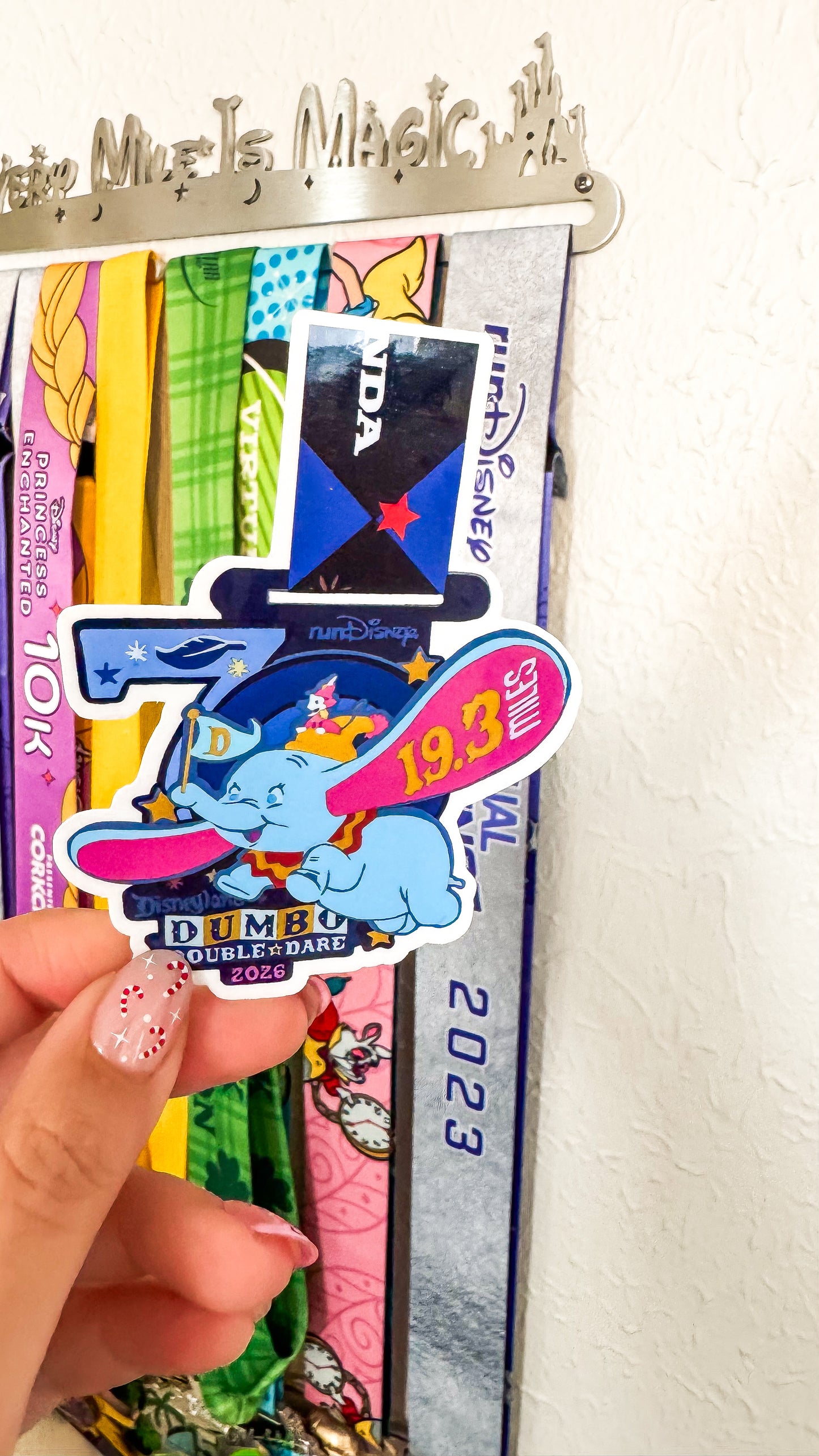 DLR Half Marathon Weekend 2026 Medal Sticker