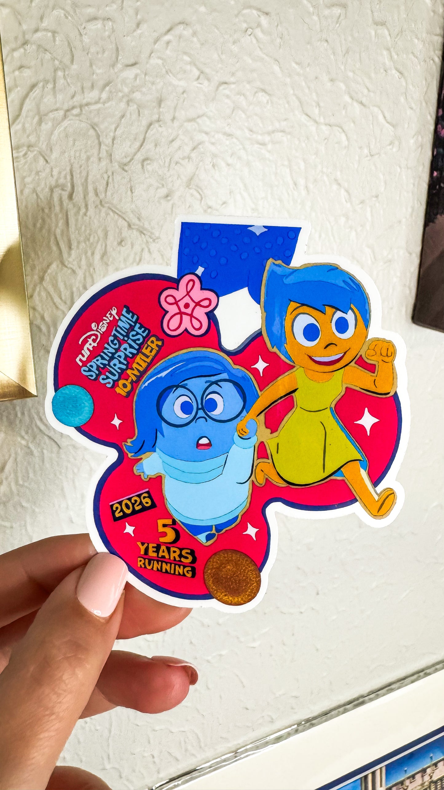 WDW Springtime Surprise 2026 5k/10k/10 miler/Challenge Medal Sticker