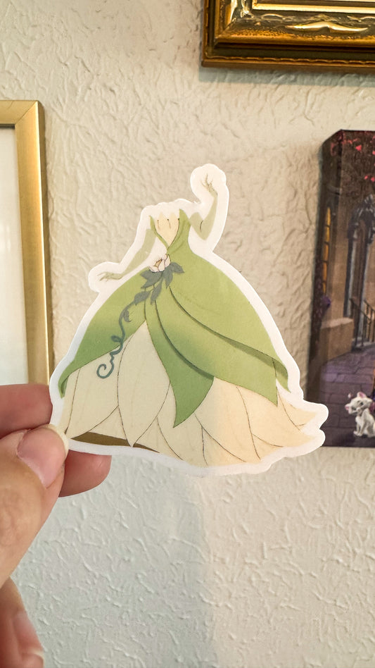 Bayou Princess Ballgown Vinyl Sticker