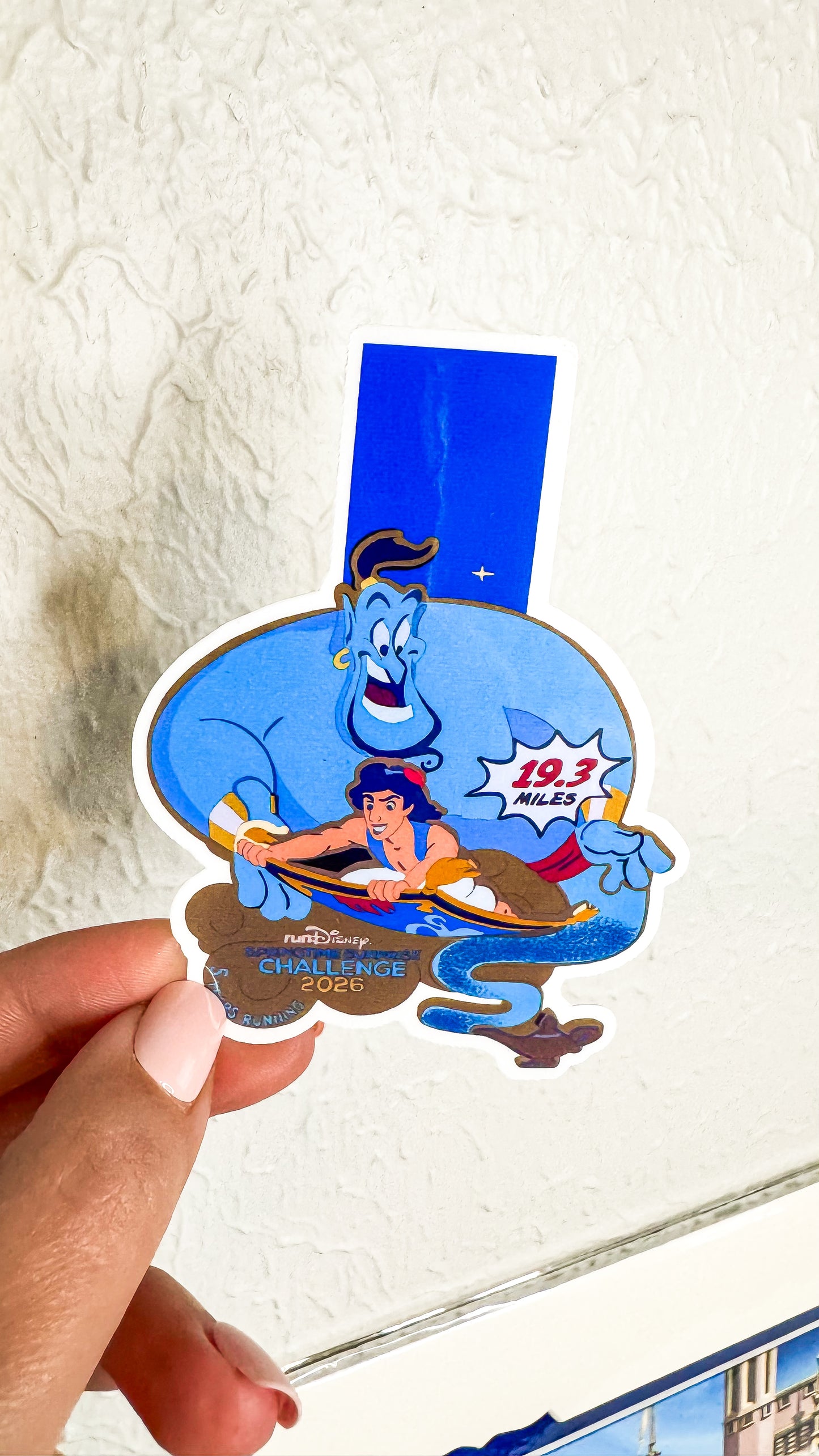 WDW Springtime Surprise 2026 5k/10k/10 miler/Challenge Medal Sticker