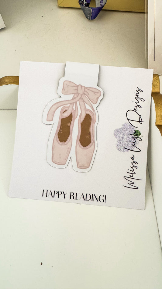 Ballet Slippers Magnetic Bookmark