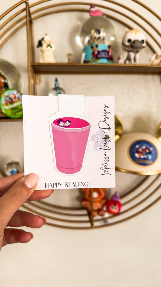 Violet Lemonade Magnetic Bookmark
