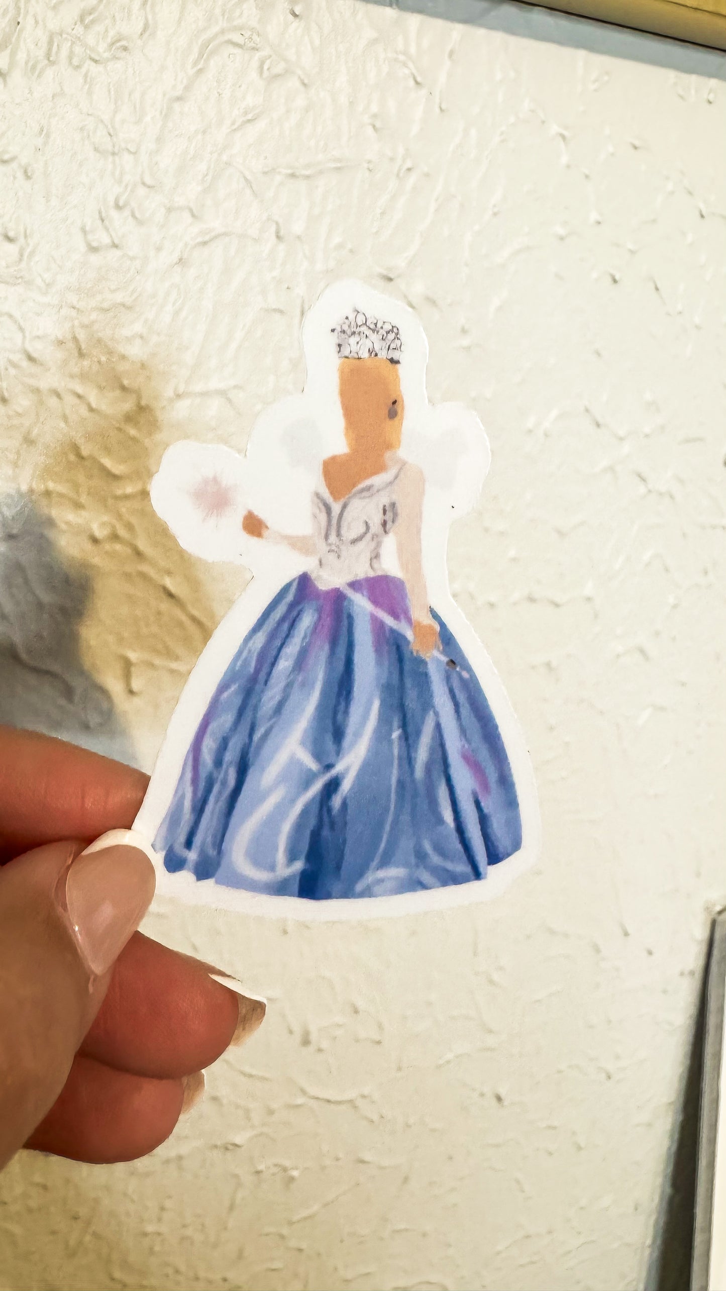 Good Witch Lilac Bubble Dress Vinyl Sticker