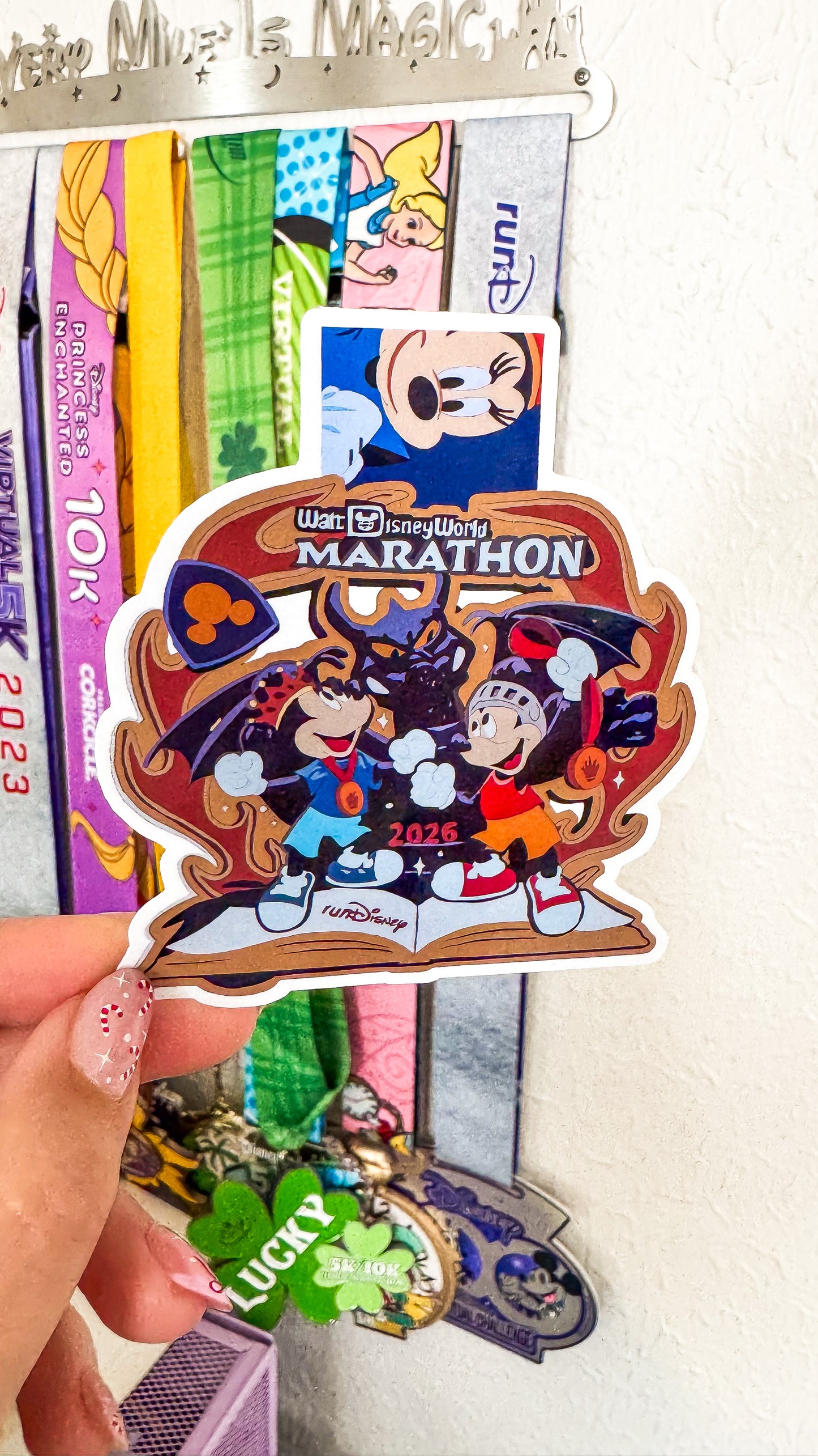 WDW 2026 Marathon Weekend Vinyl Stickers