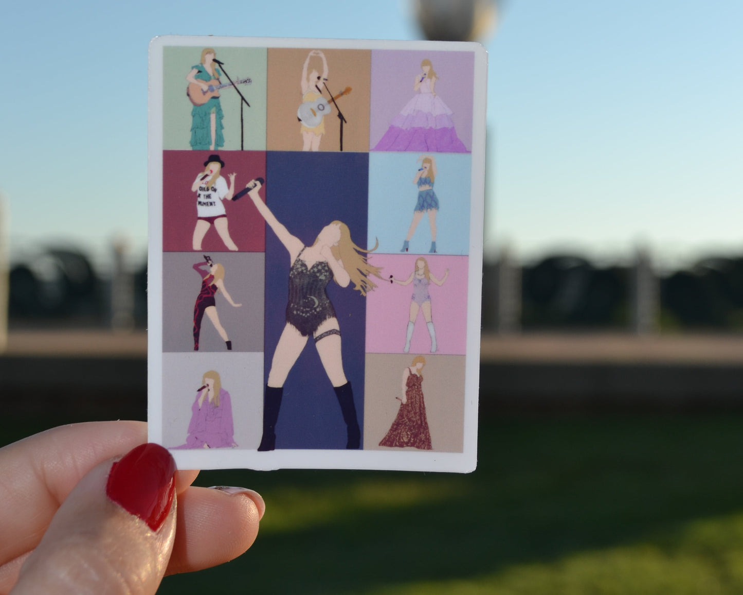 Pop Icon Tour Poster Vinyl Waterproof Sticker
