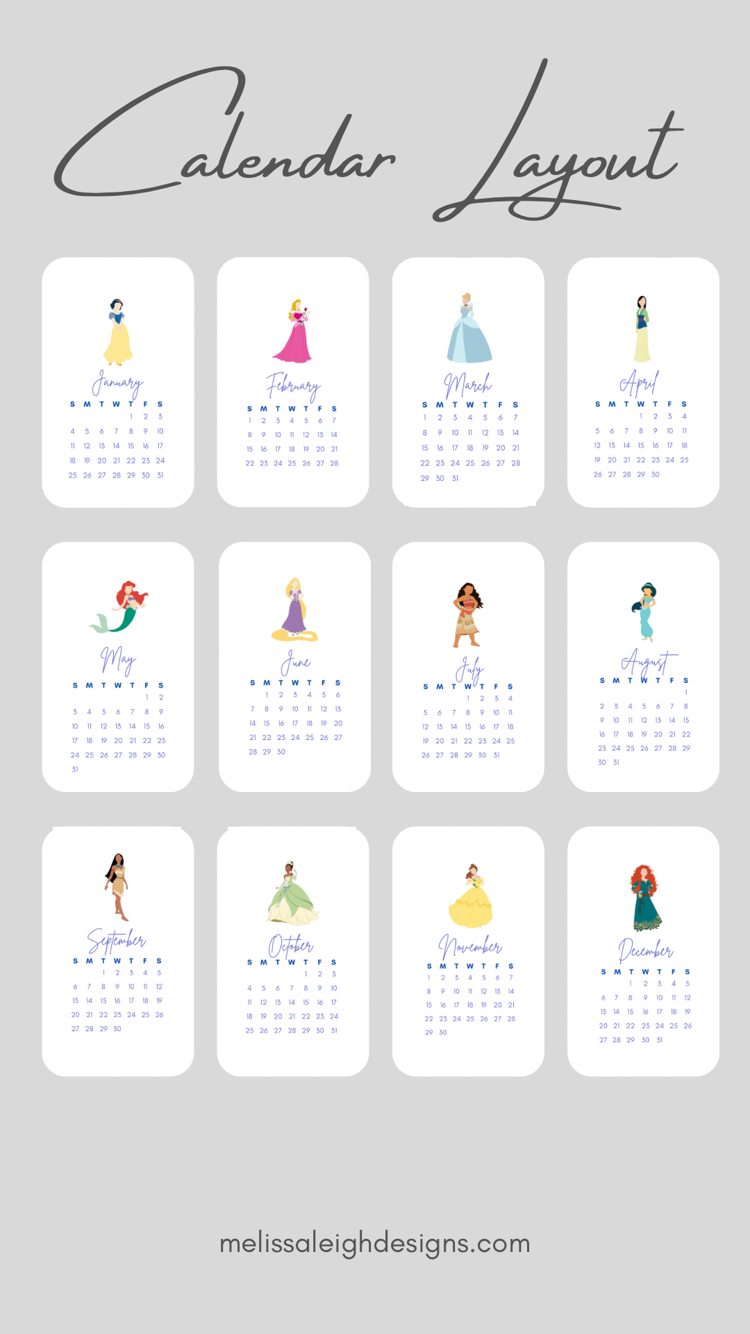 The Fairytale 2026 Desk Calendar