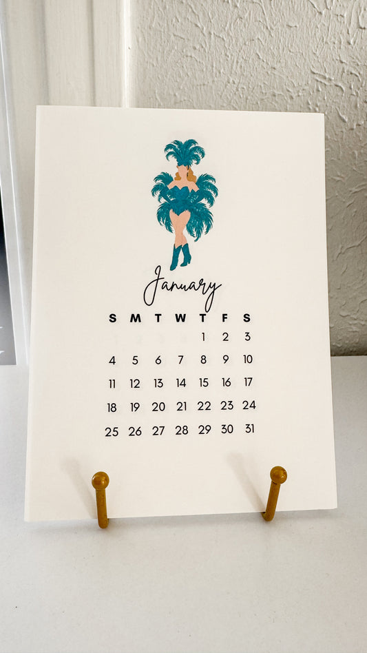 Showgirl 2026 Desk Calendar