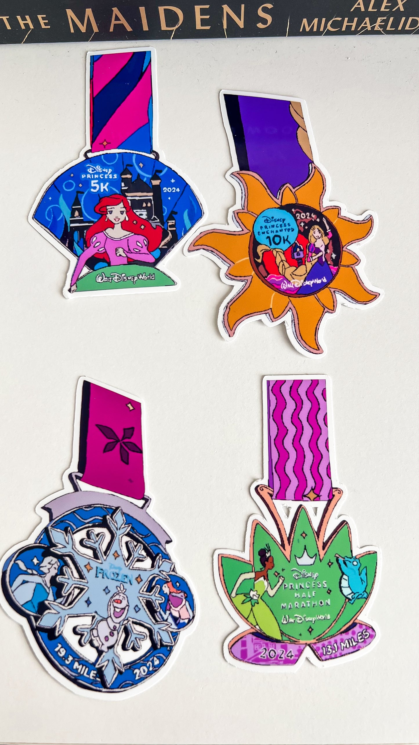 WDW 2024 Princess Half Marathon Medal Sticker