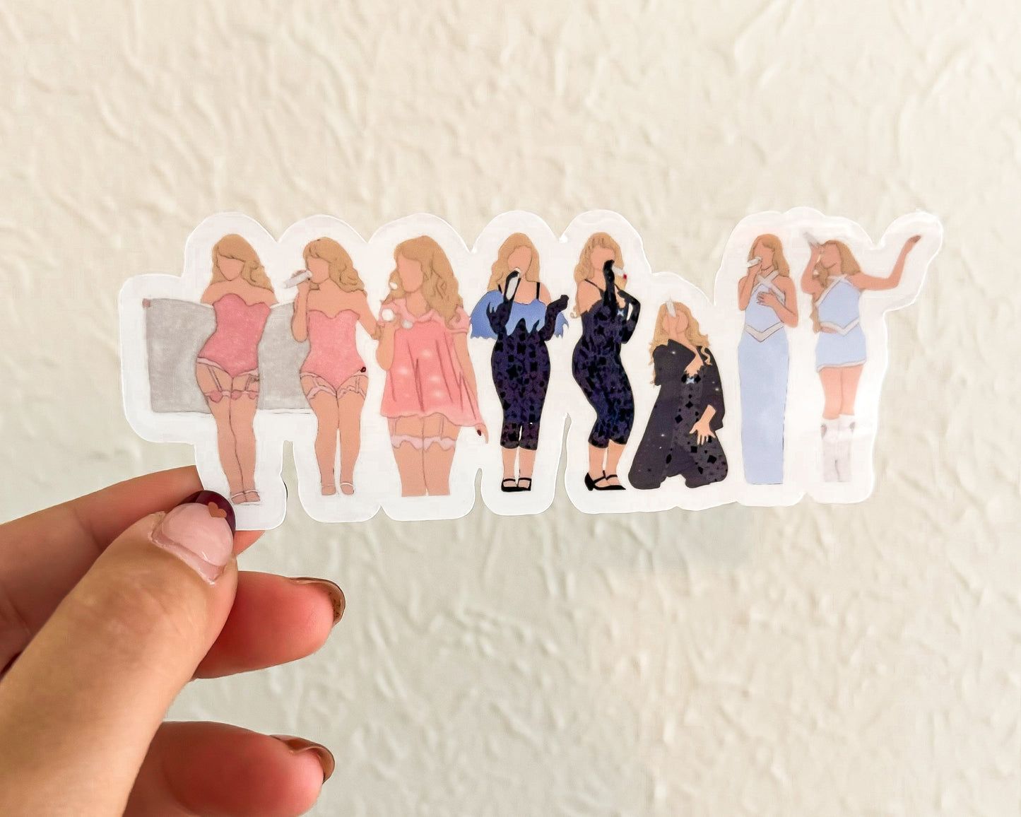 Pop Princess Outfit Transparent Sticker