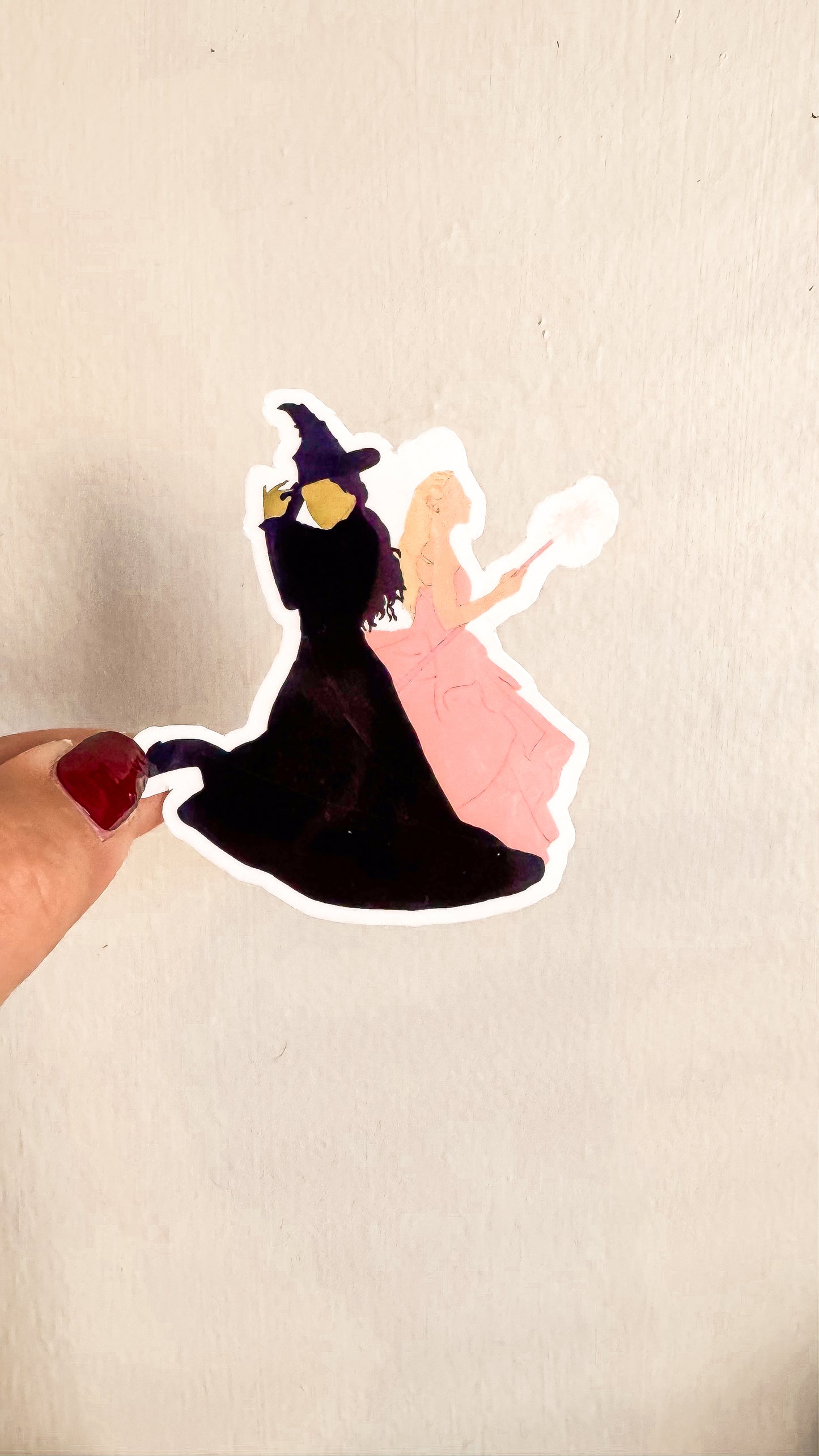 Good Witch Bad Witch Wicked Water Resistant  Vinyl Sticker
