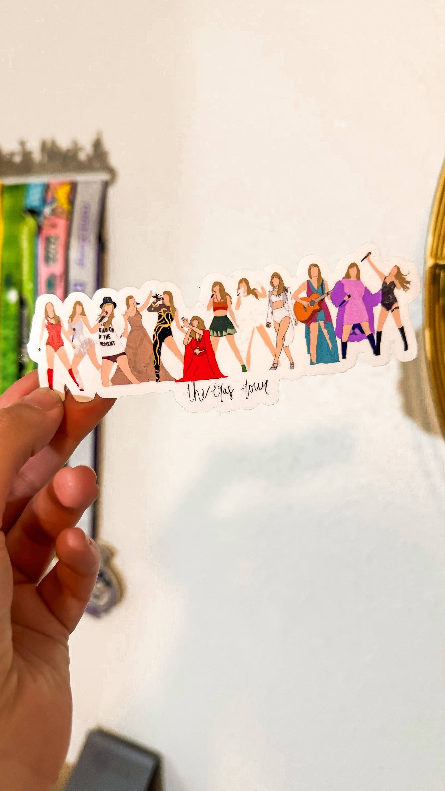 Pop Icon Eras Outfit Show LATAM Specific Transparent Sticker