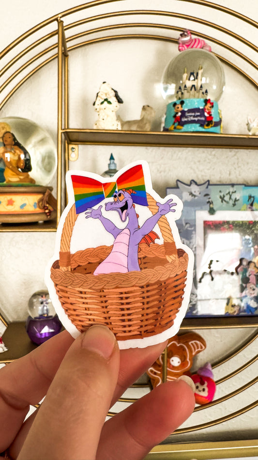 Figment Basket Transparent Sticker