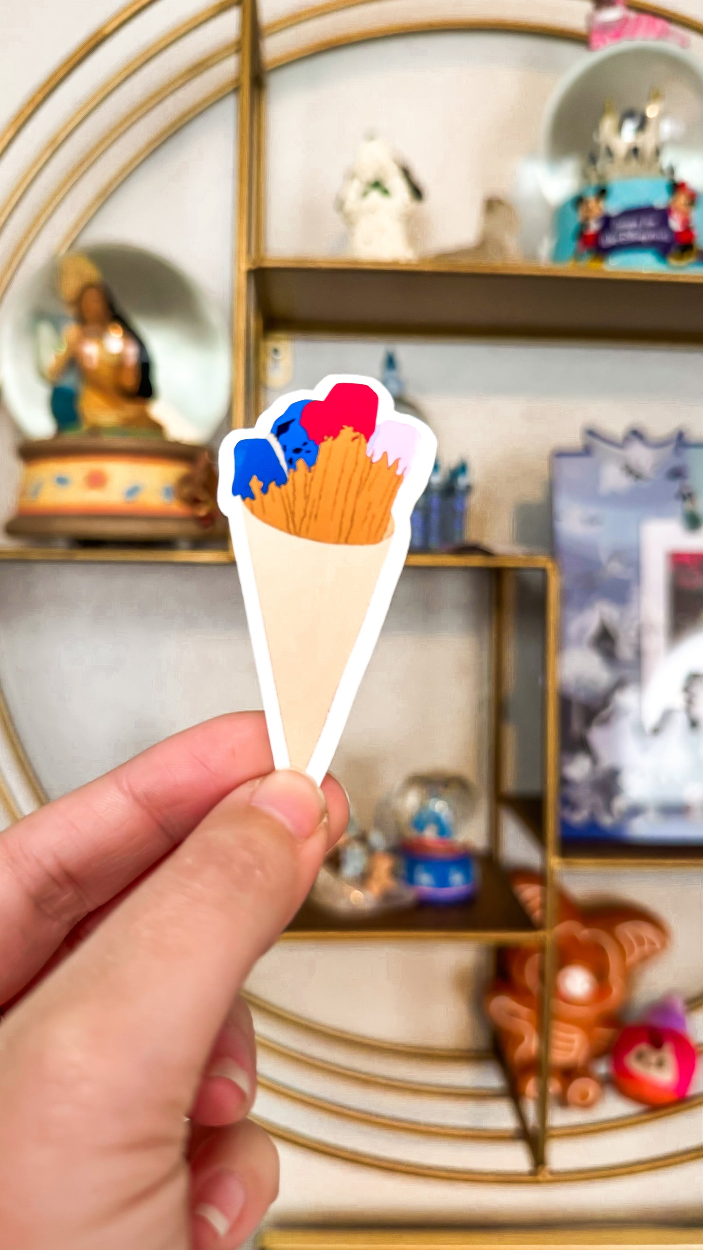 colorful churro, festival of the art Vinyl Sticker