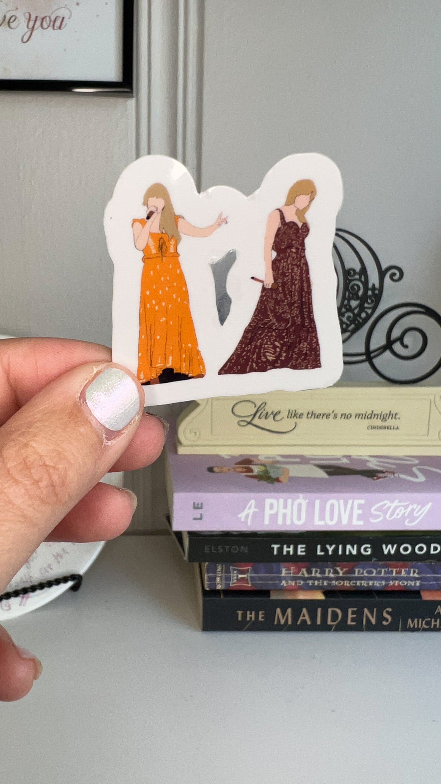 Forevermore Outfit Lineup Transparent Sticker