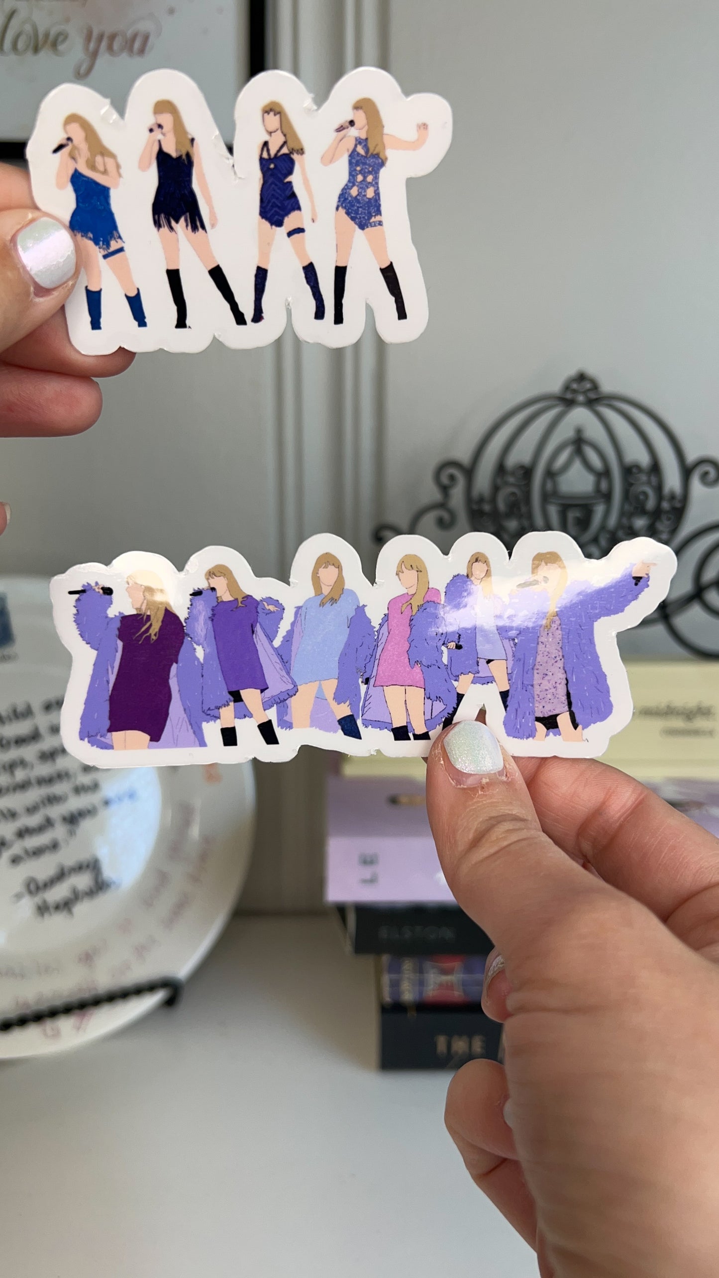 Meet Me At Outfit Lineup Transparent Sticker
