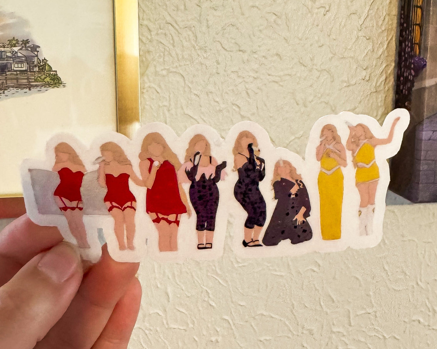 Pop Princess Outfit Transparent Sticker