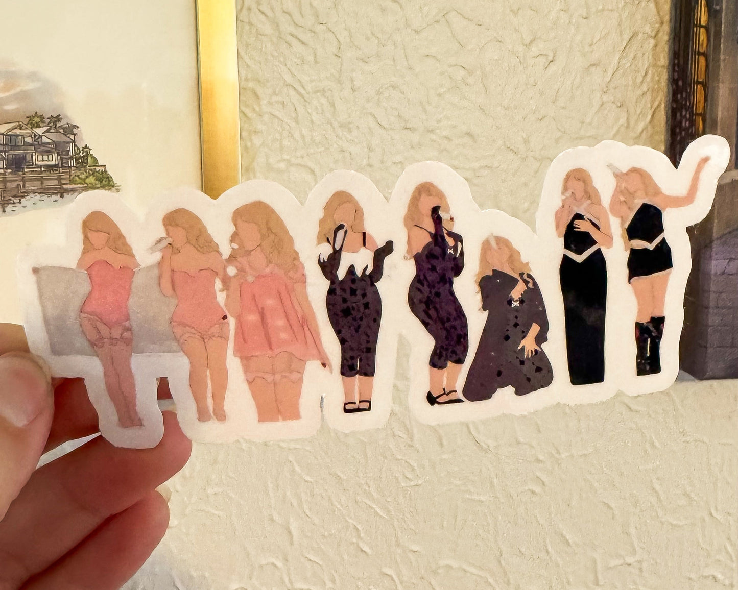 Pop Princess Outfit Transparent Sticker