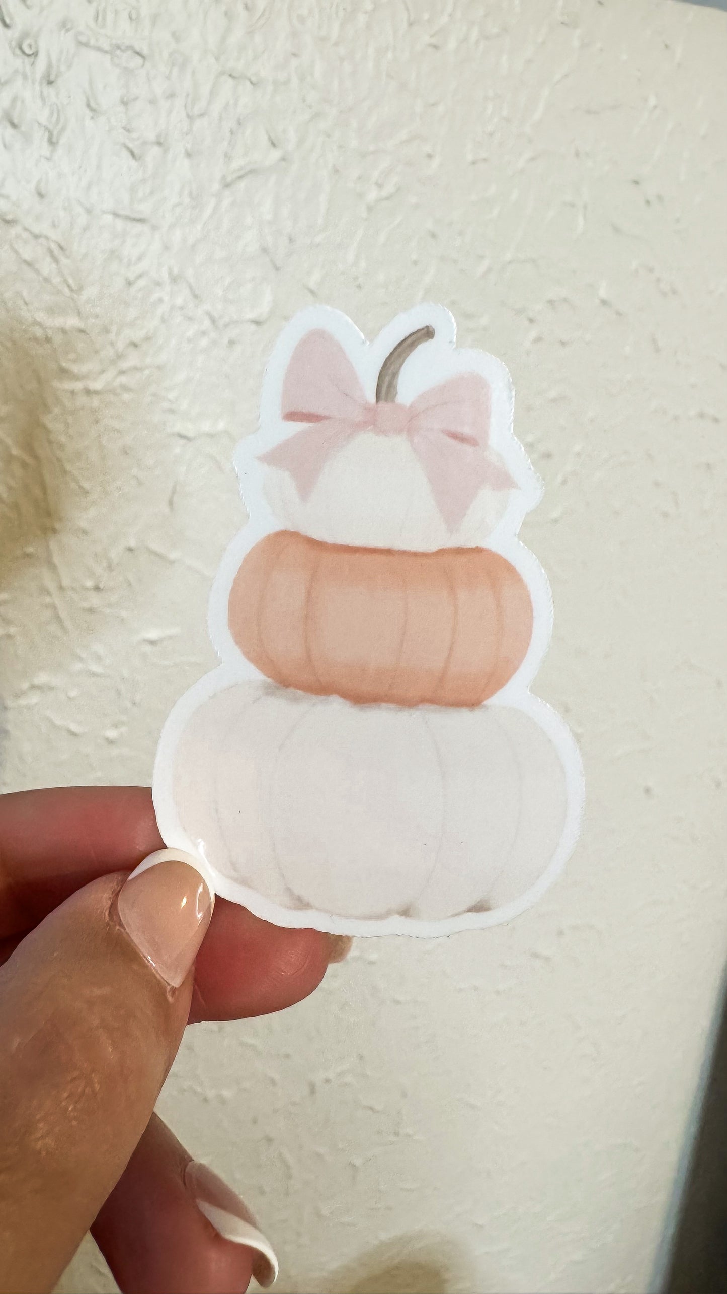 Watercolor Pumpin Stack Vinyl Sticker