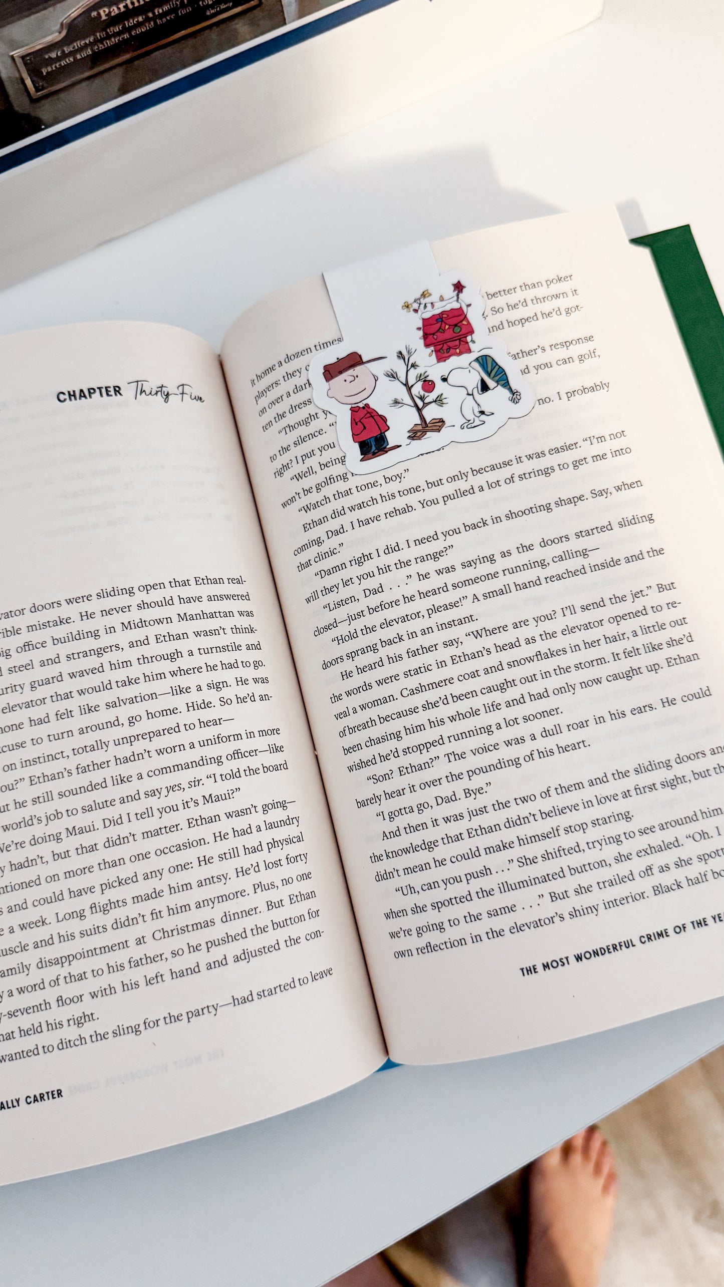 Cute Dog Winter Magnetic Bookmark