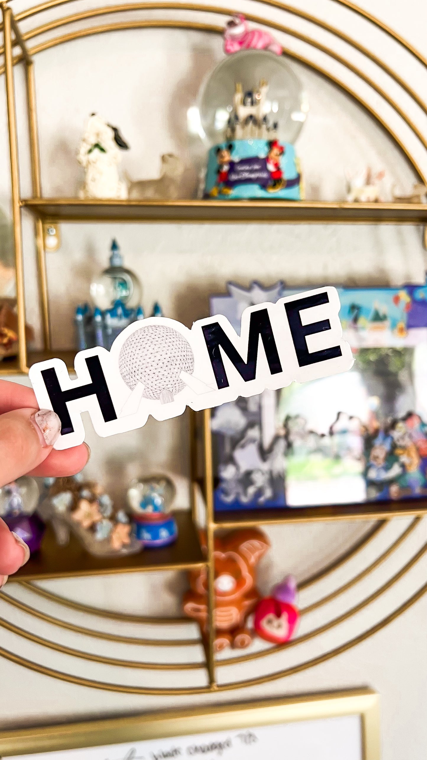 Home Epcot Transparent Sticker