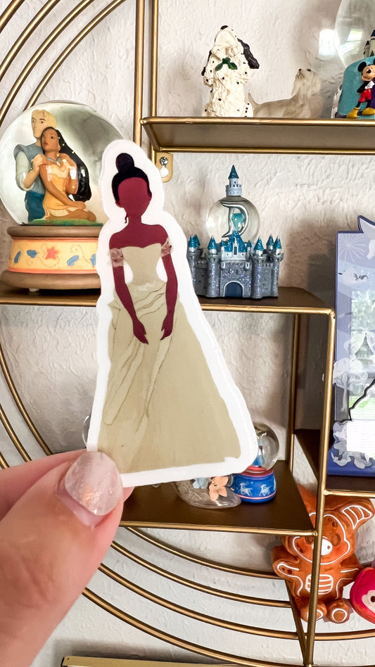 Princess Tiana Couture Gown Sticker
