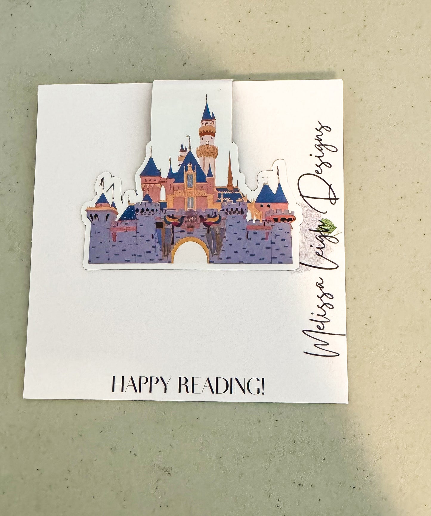 Anaheim 70th Castle Magnetic Bookmark