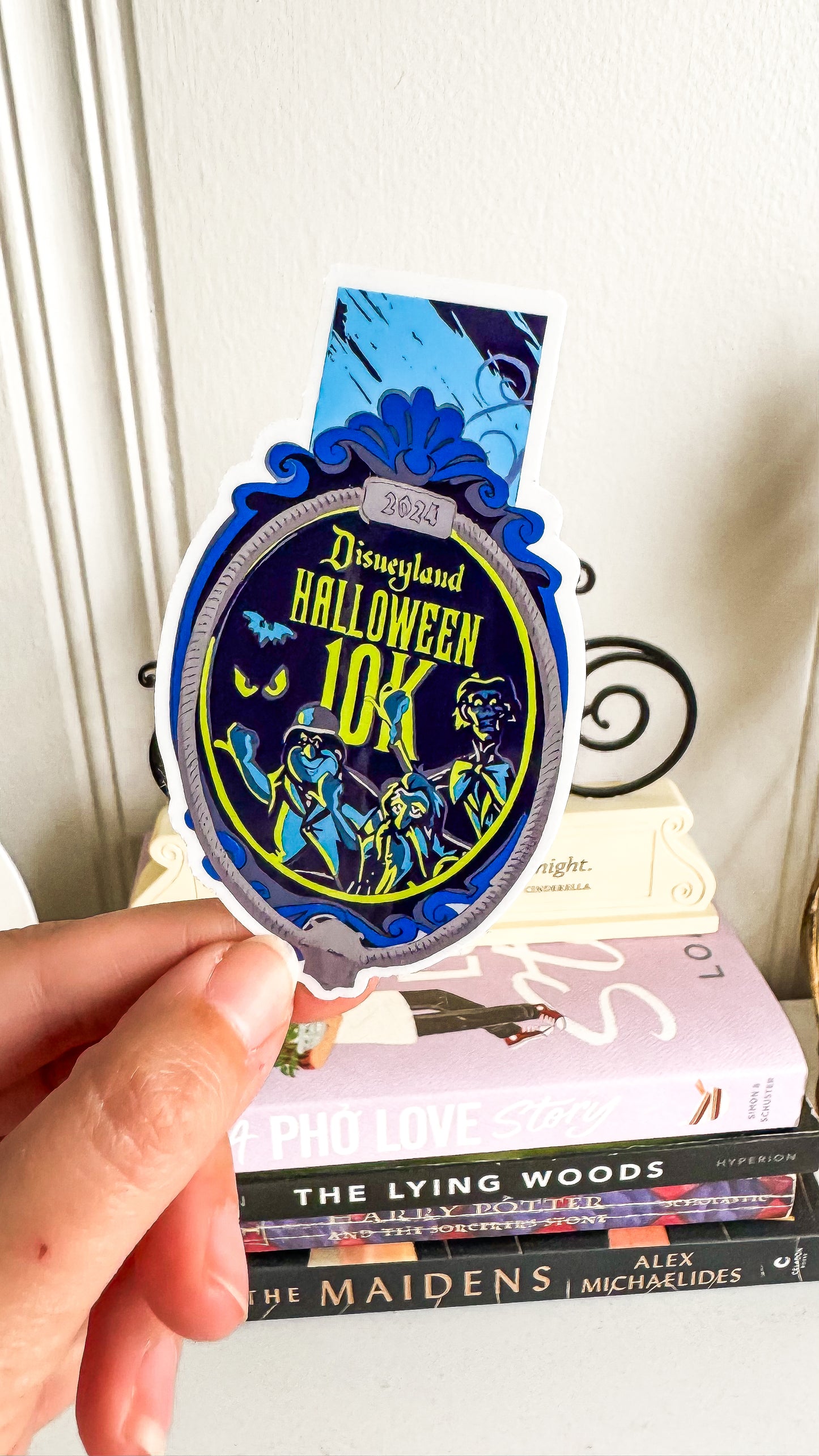 RunDisney DLR Halloween 2024 Half Marathon Weekend 5K + 2 Course Challenge Medal Sticker, RunDisney Medals