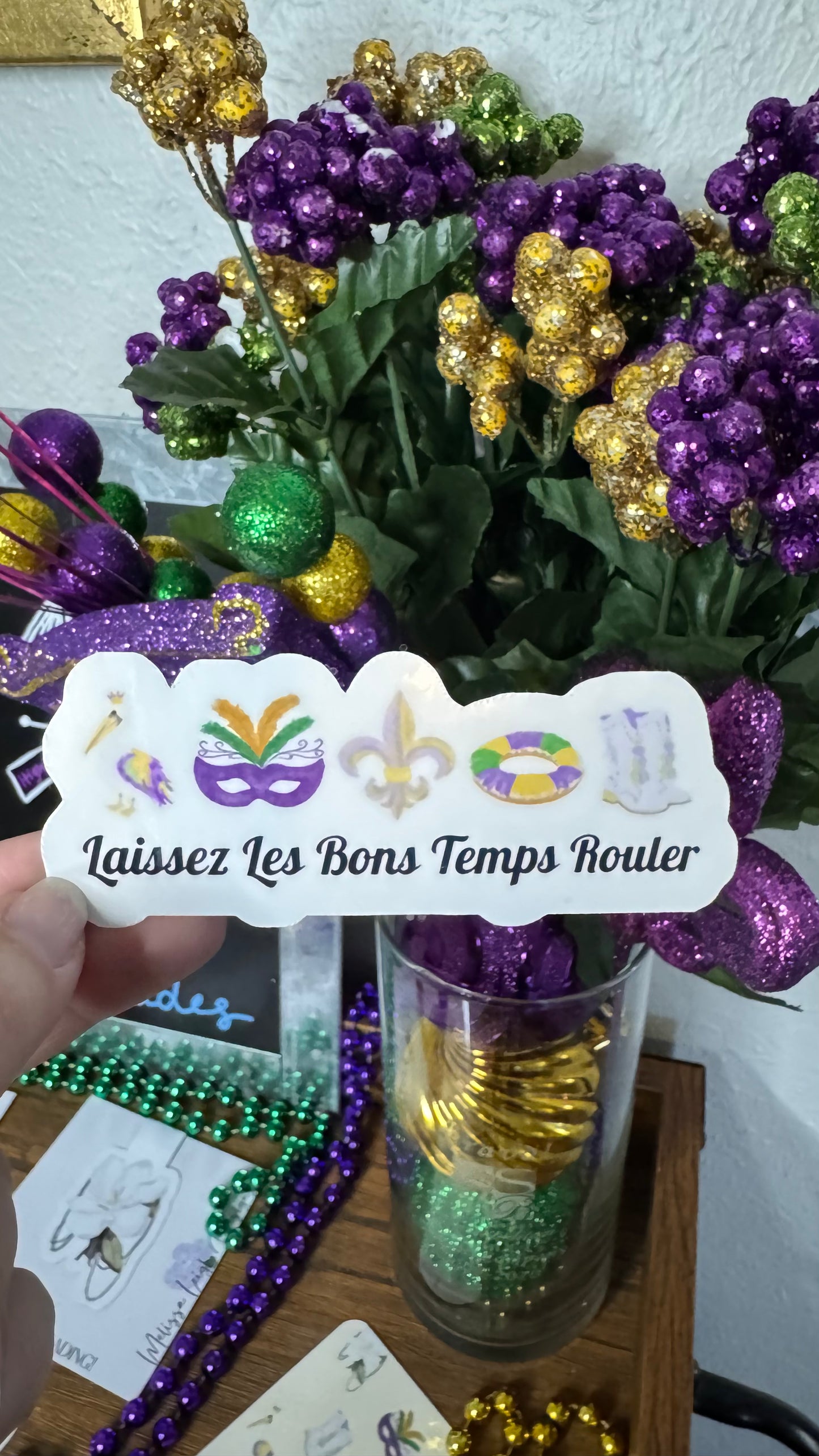 Mardi Icon Lineup Vinyl Sticker