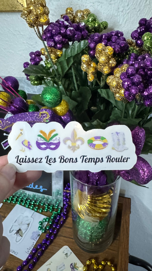 Mardi Icon Lineup Vinyl Sticker