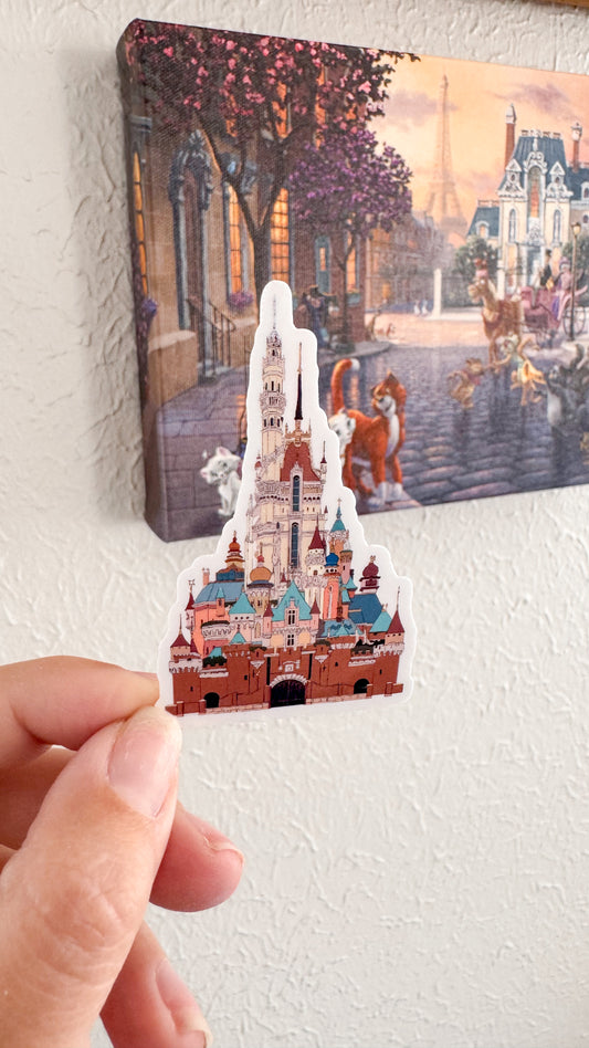 Hong Kong Castle Vinyl Sticker