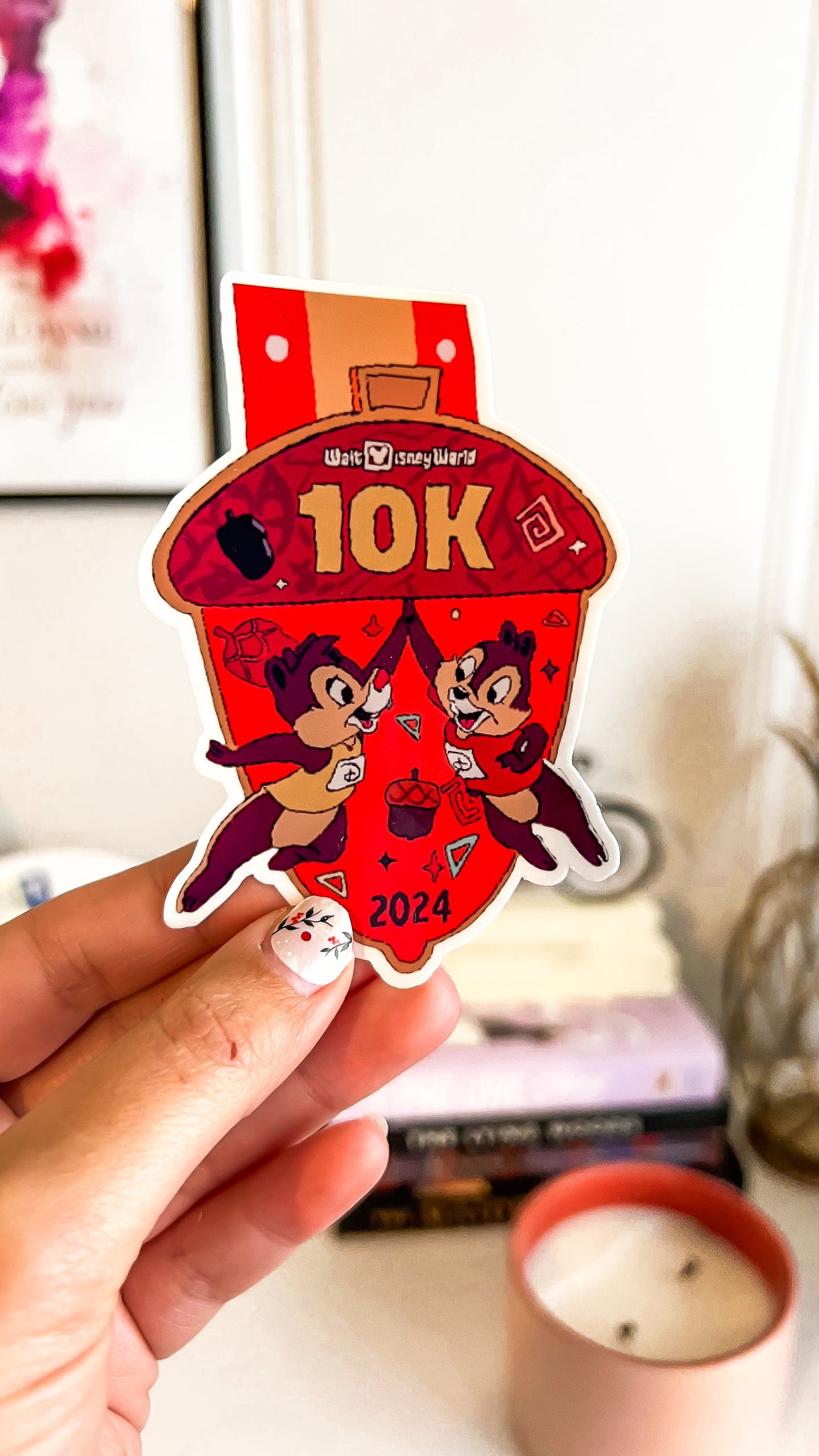 WDW 2024 Marathon Weekend Medal Sticker Pack, 5k/10k/Half Marathon/Full Marathon/Goofy Challenge/Dopey Challenge Race, RunDisney Medal