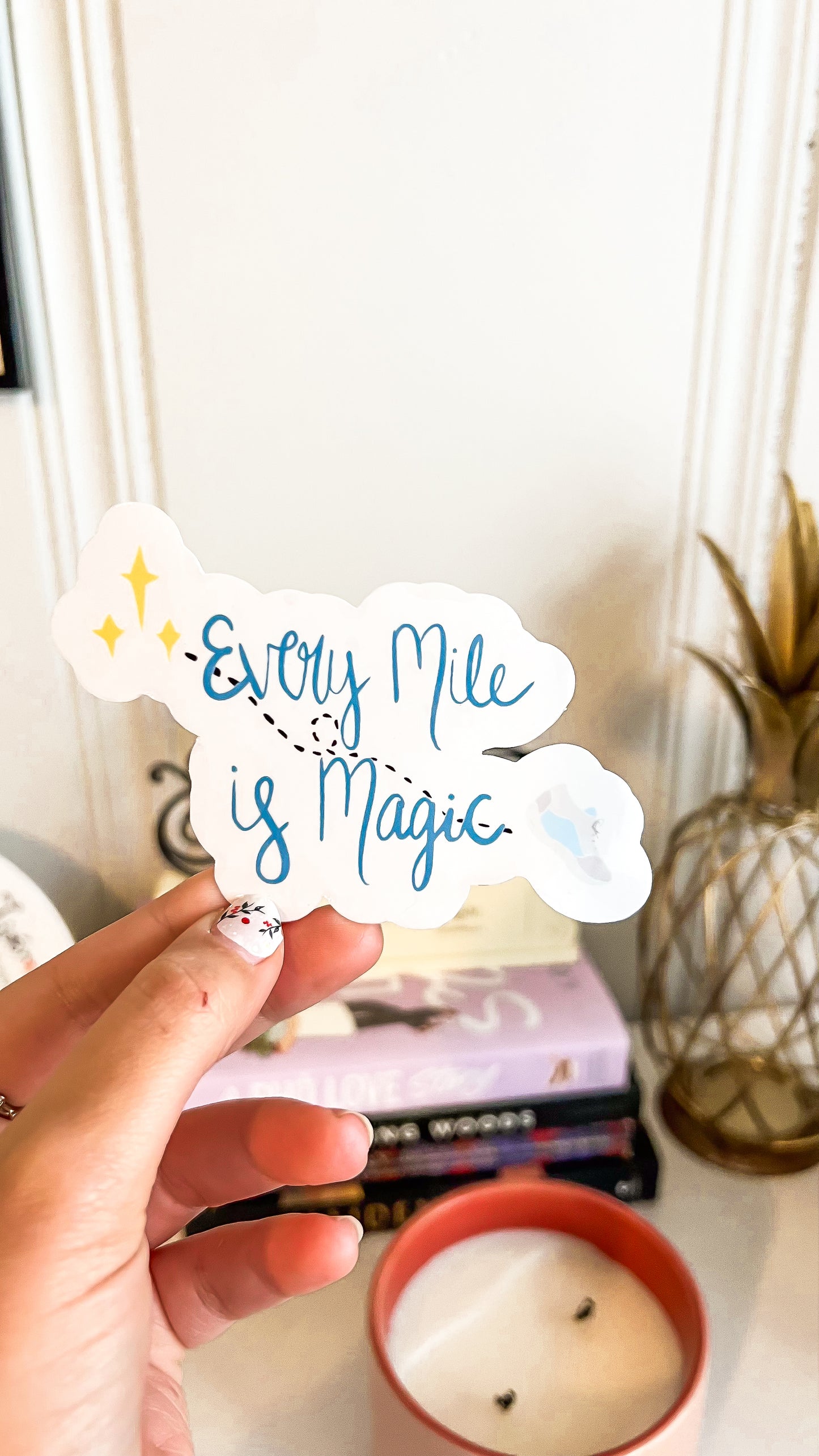 Every Mile is Magic Transparent Vinyl Sticker