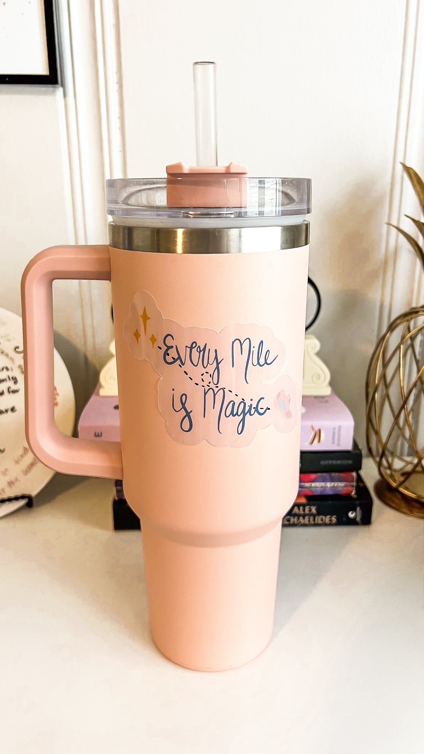 Every Mile is Magic Transparent Vinyl Sticker