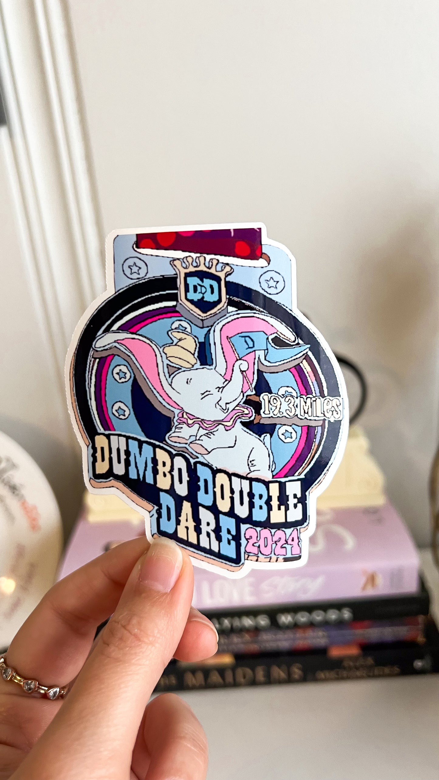 DLR 2024 Half Marathon Weekend Medal Stickers