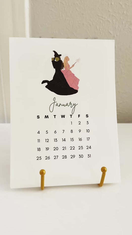 Bestie Witches 2026 Desk Calendar